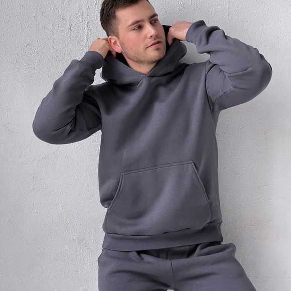 NEW graphite warm hoodie & joggers sets, fleece model ❄️​ - Picture 3 of 3
